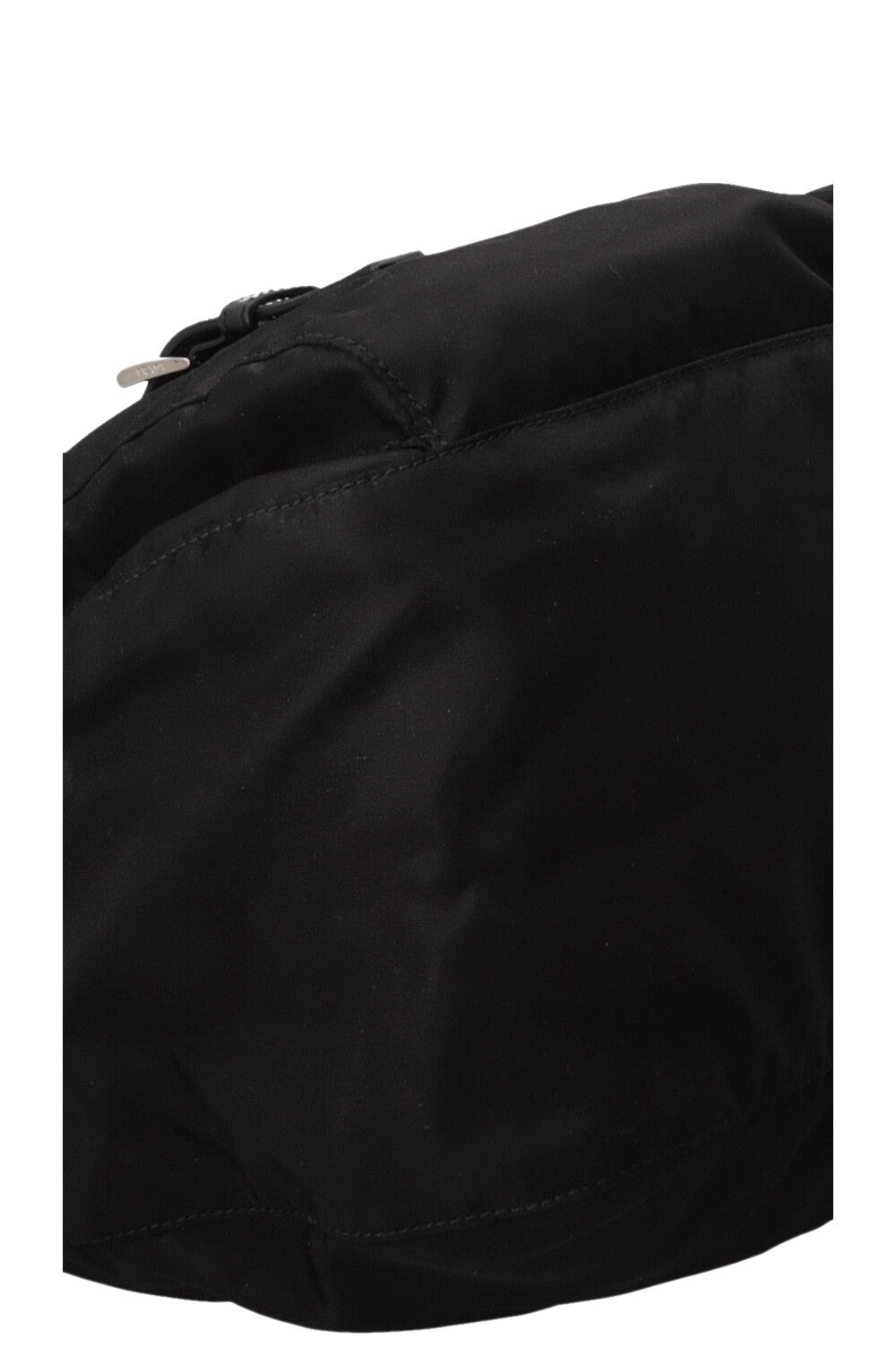 Sac bandoulière PRADA à poche avant en Re-Nylon noir