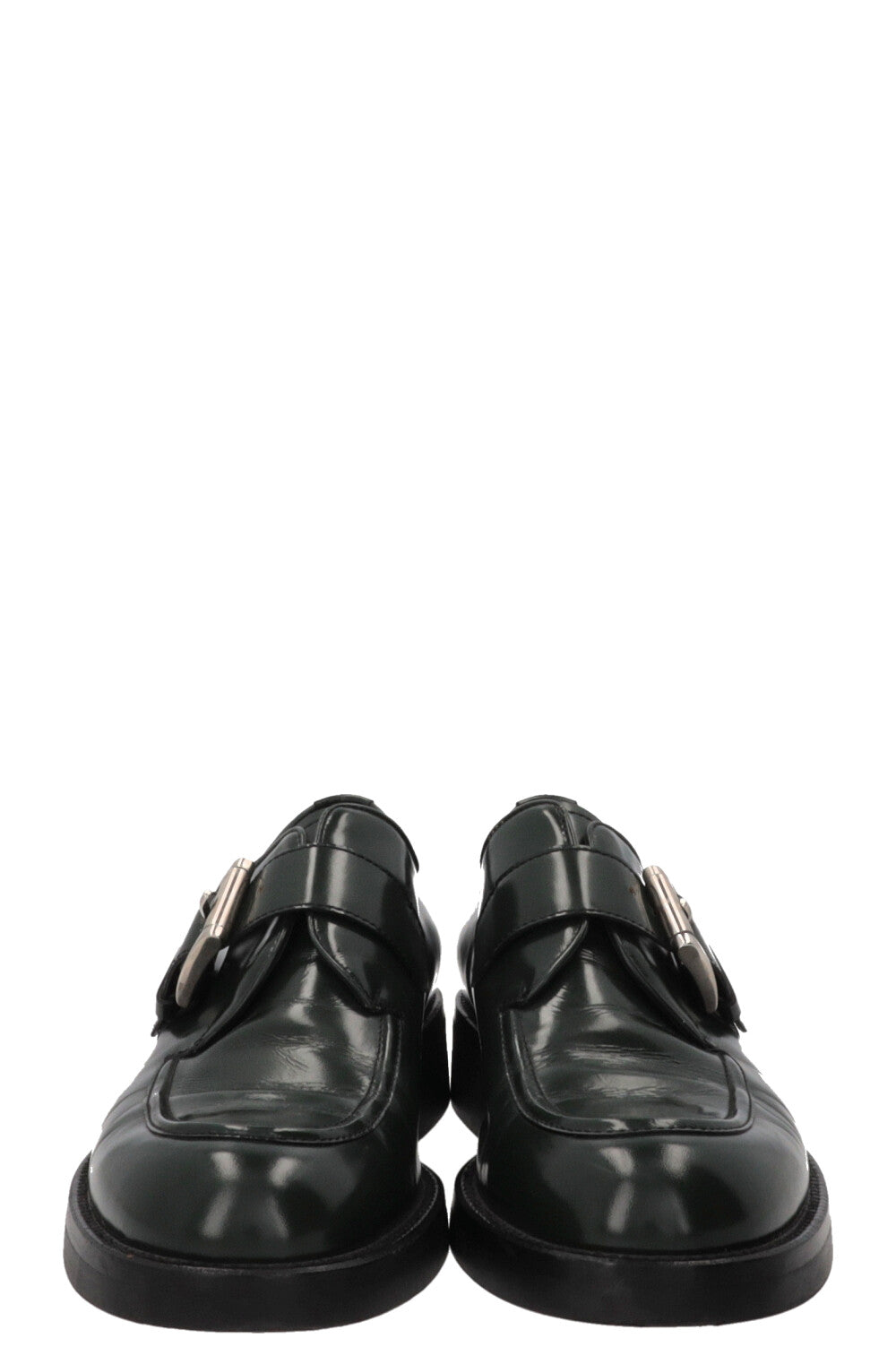 PRADA Loafers Patent Green