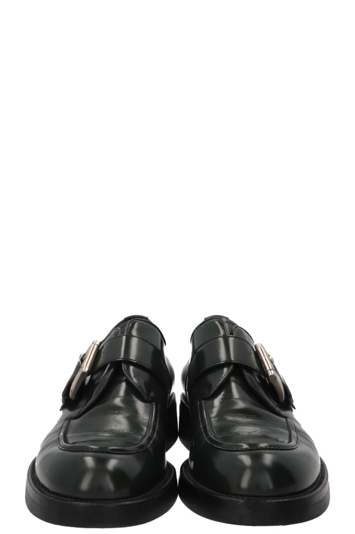 PRADA Loafers Patent Green