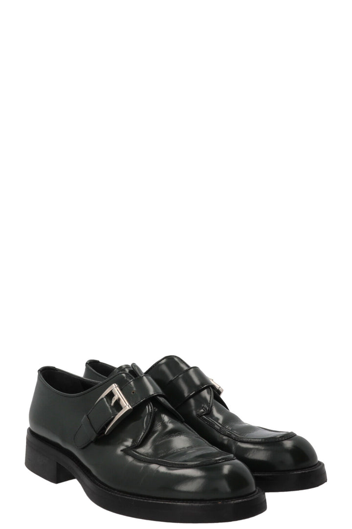 PRADA Loafers Patent Green