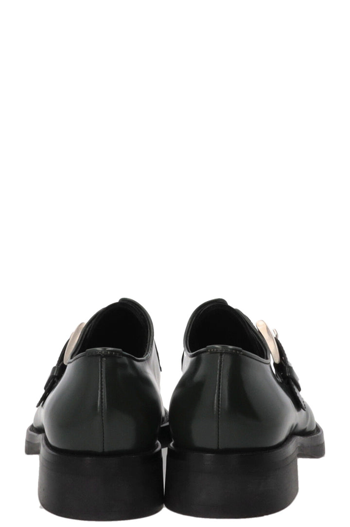 PRADA Loafers Patent Green