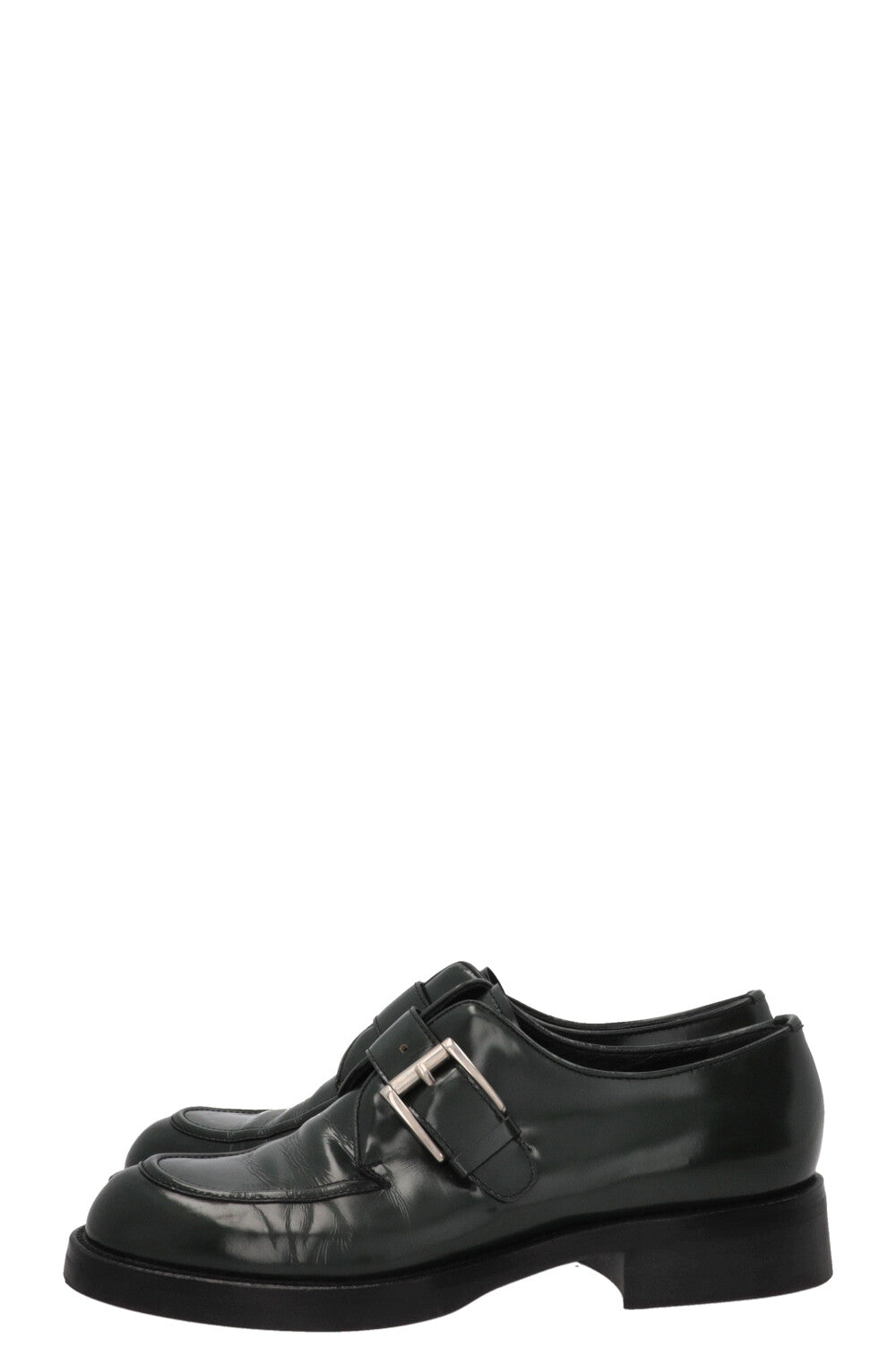 PRADA Loafers Patent Green