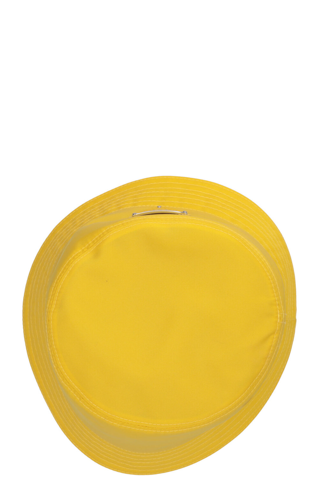 PRADA Logo Bucket Hat Nylon Yellow