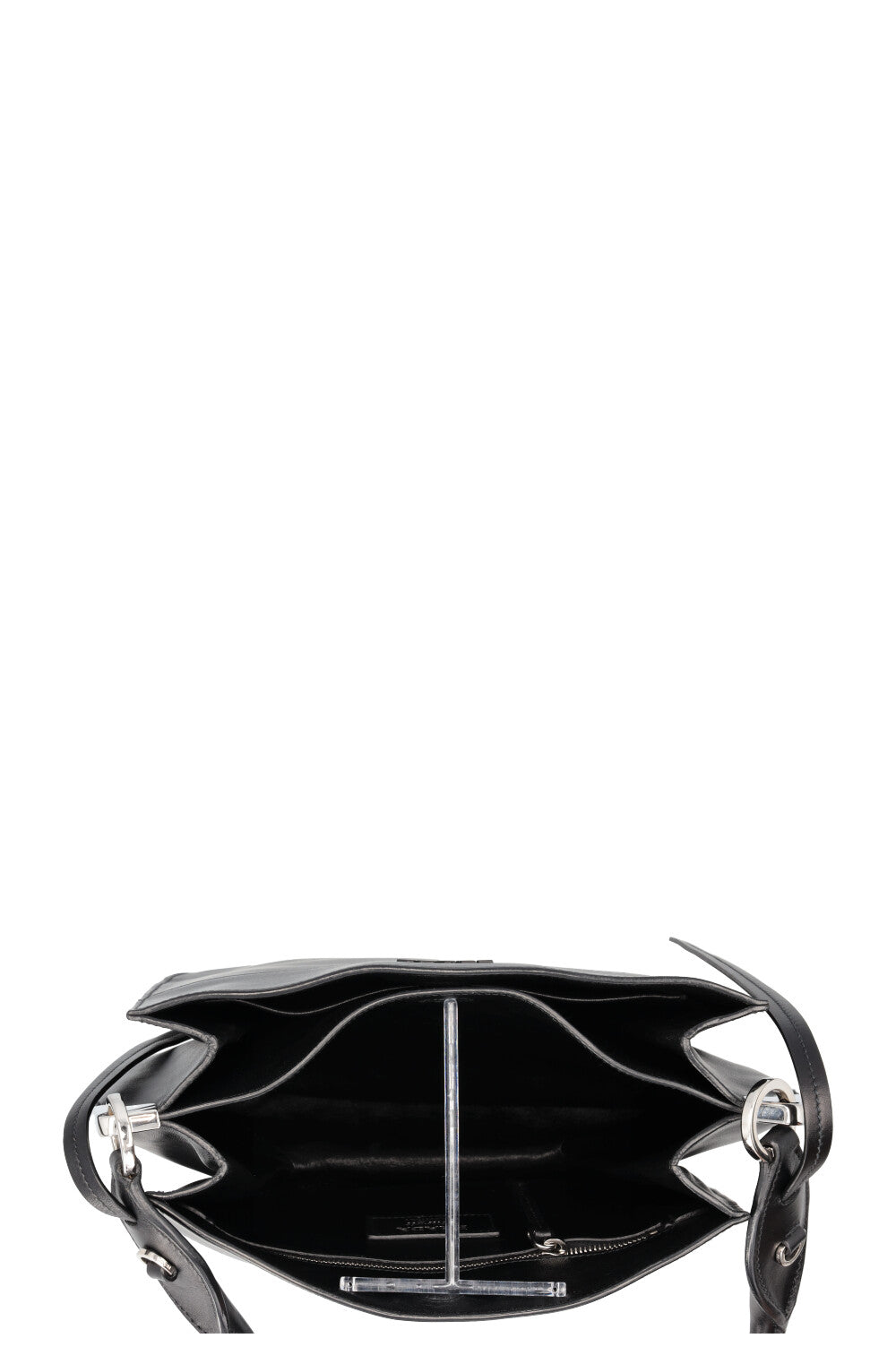 PRADA Margit Shoulder Bag Leather Black