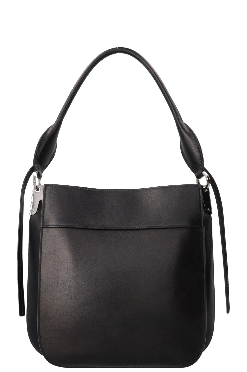 PRADA Margit Shoulder Bag Leather Black