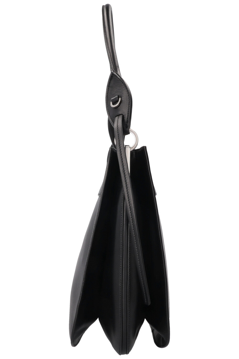 PRADA Margit Shoulder Bag Leather Black