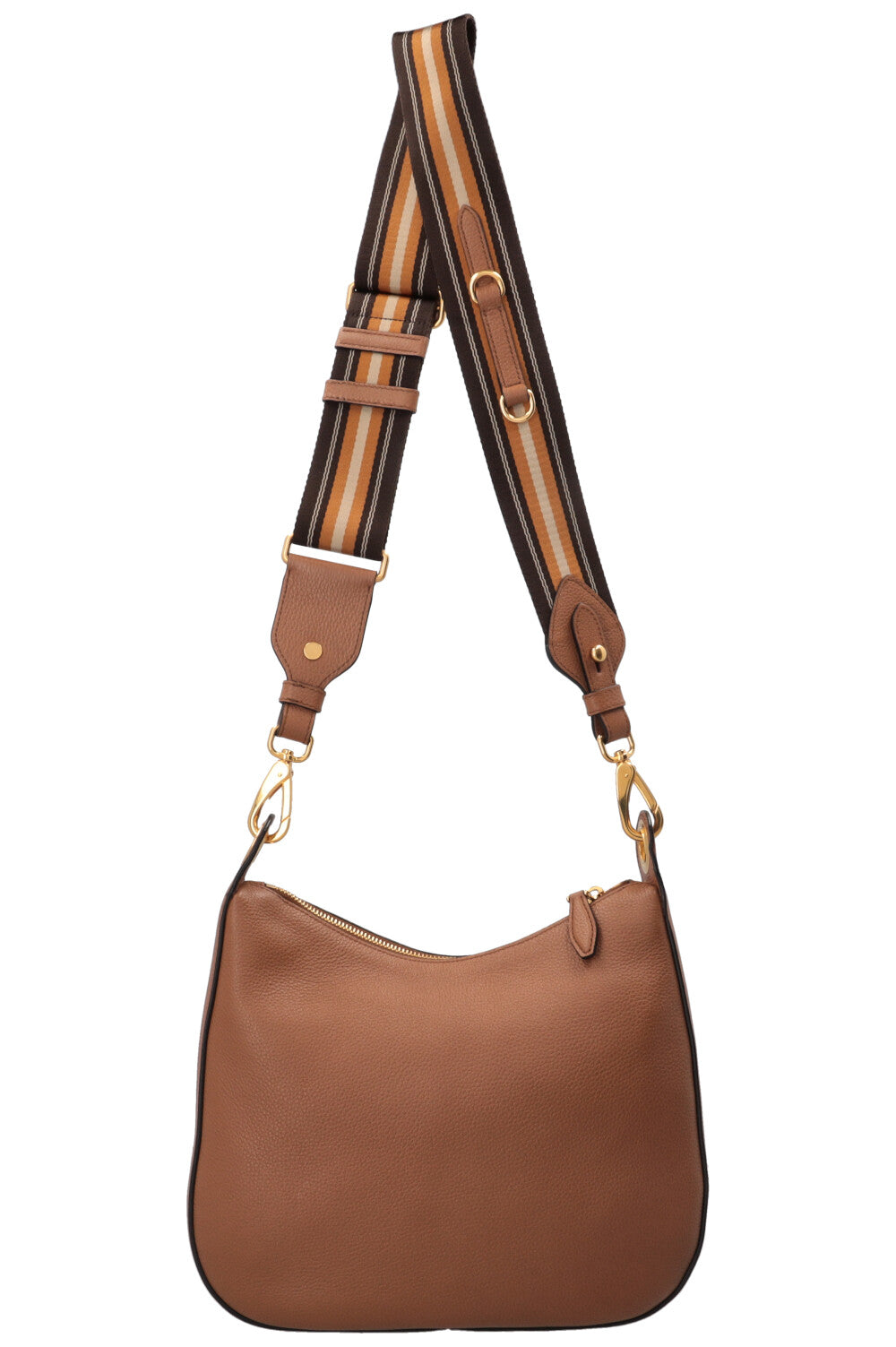 PRADA Phenix Crossbody Bag Leather Brown