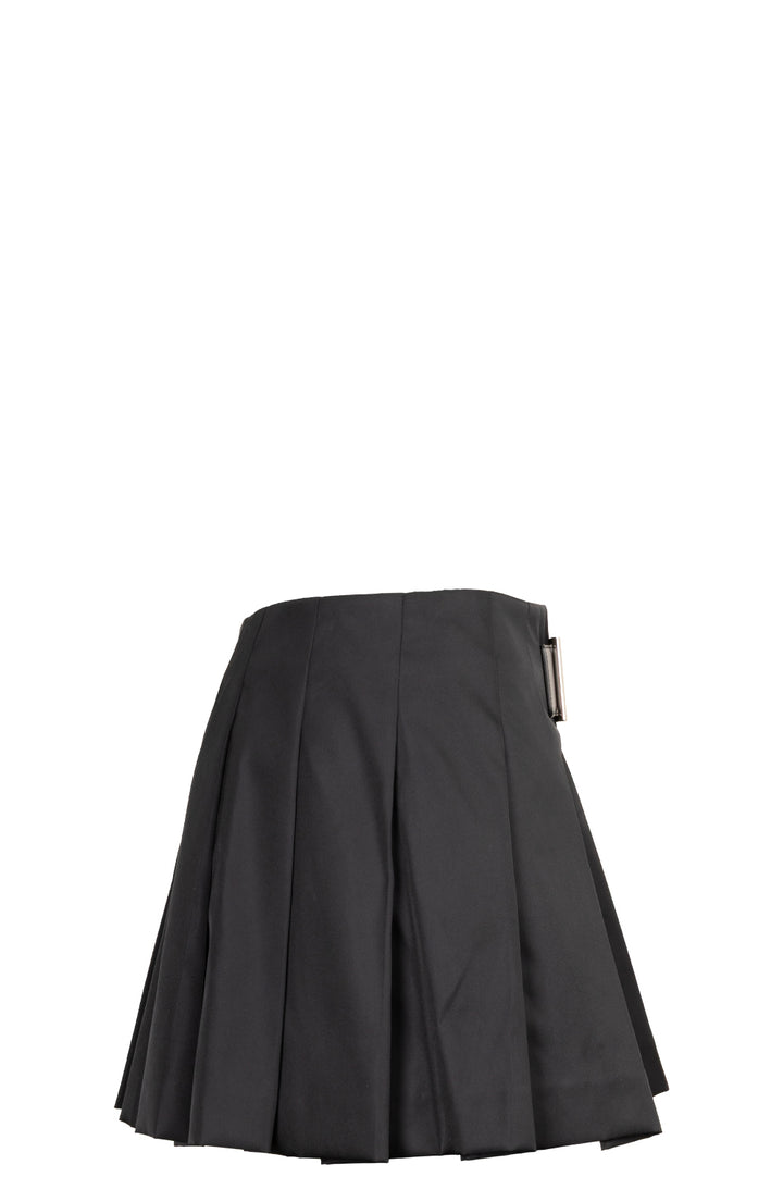 PRADA Pleated Skirt Re-Nylon Black