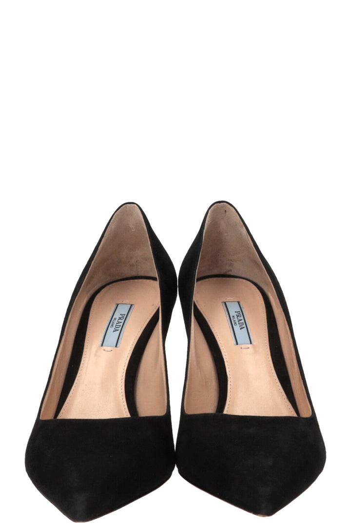 PRADA Suede Pumps Black
