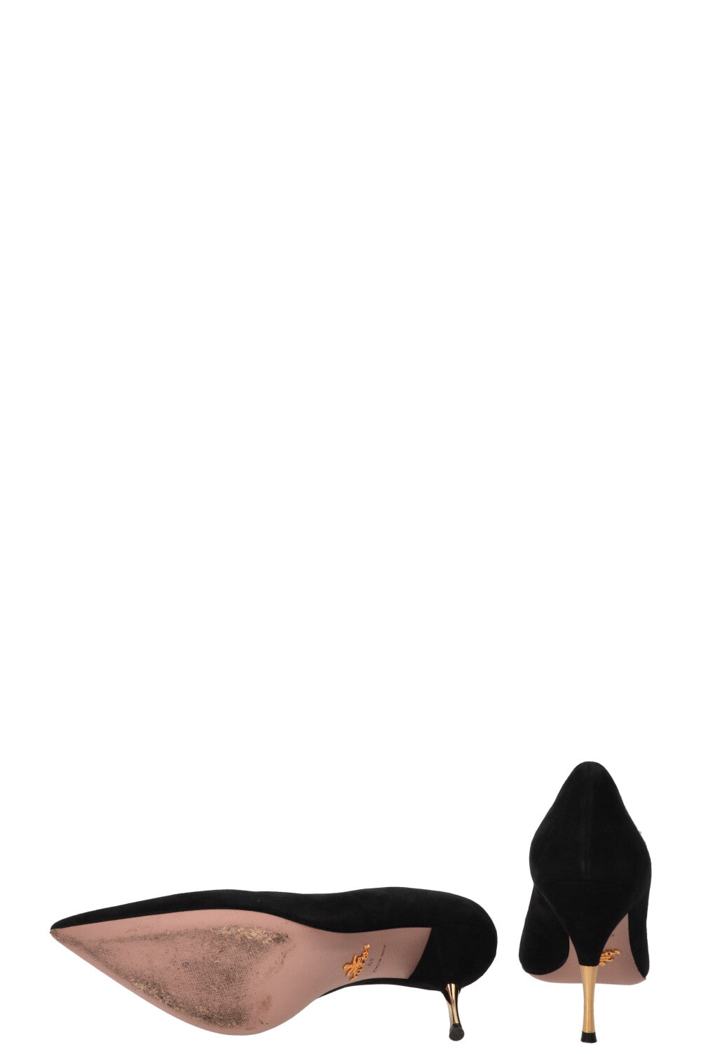 PRADA Suede Pumps Black