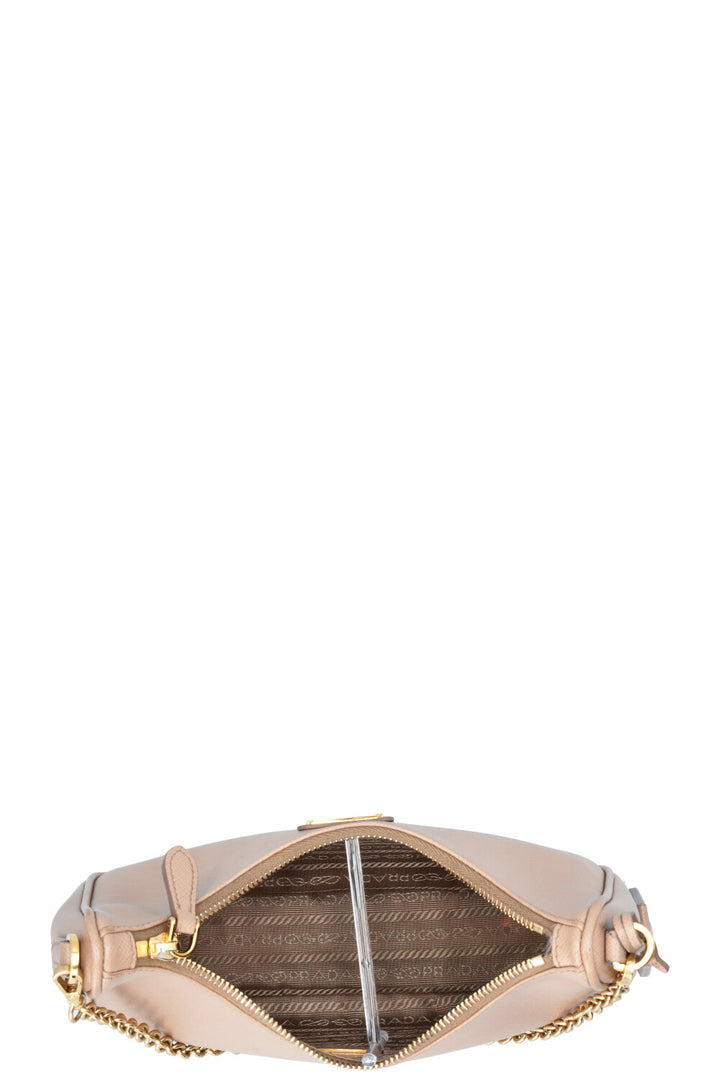 PRADA Re-Edition 2005 Bag Saffiano Leather Tan