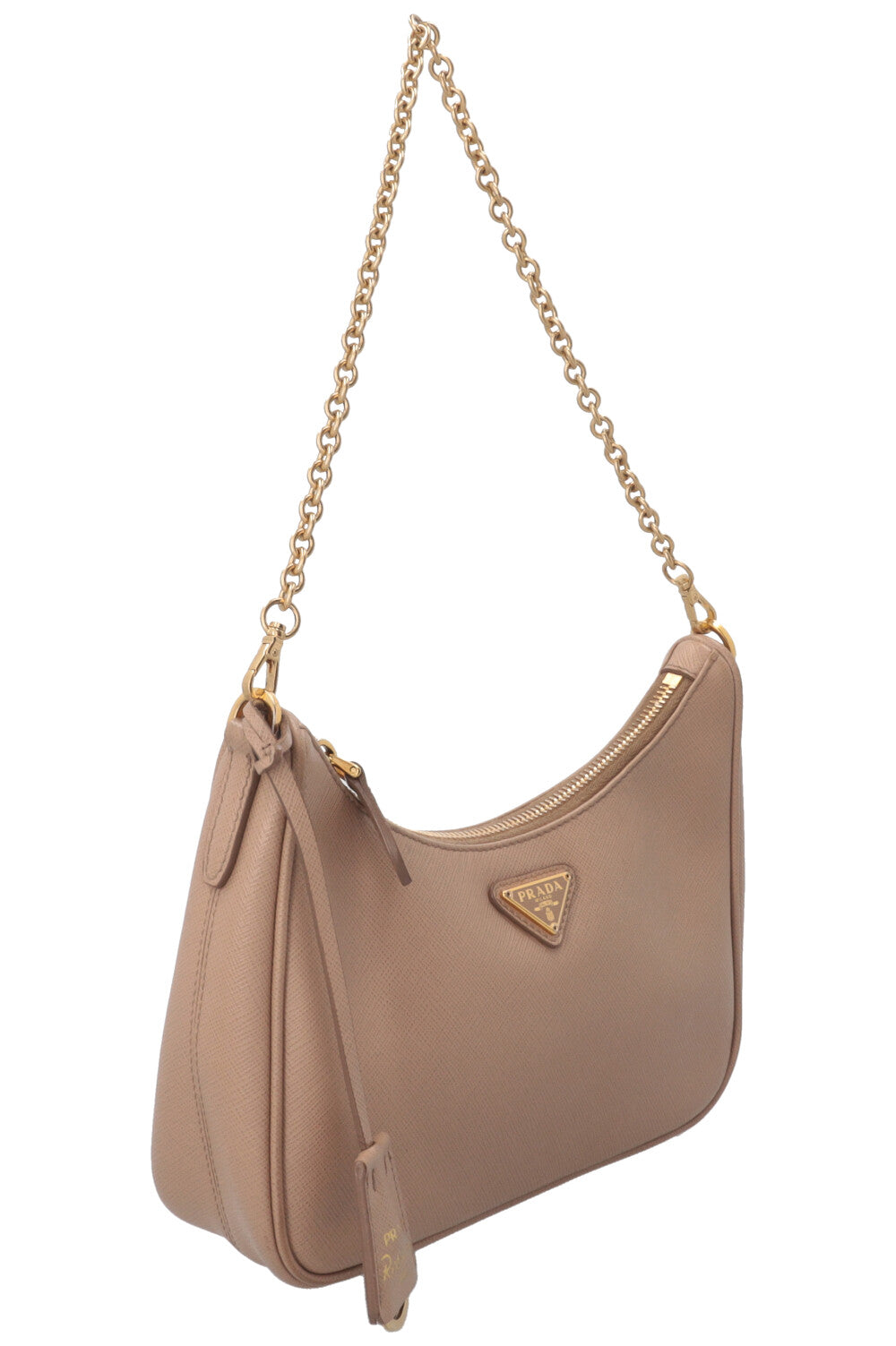 PRADA Re-Edition 2005 Bag Saffiano Leather Tan