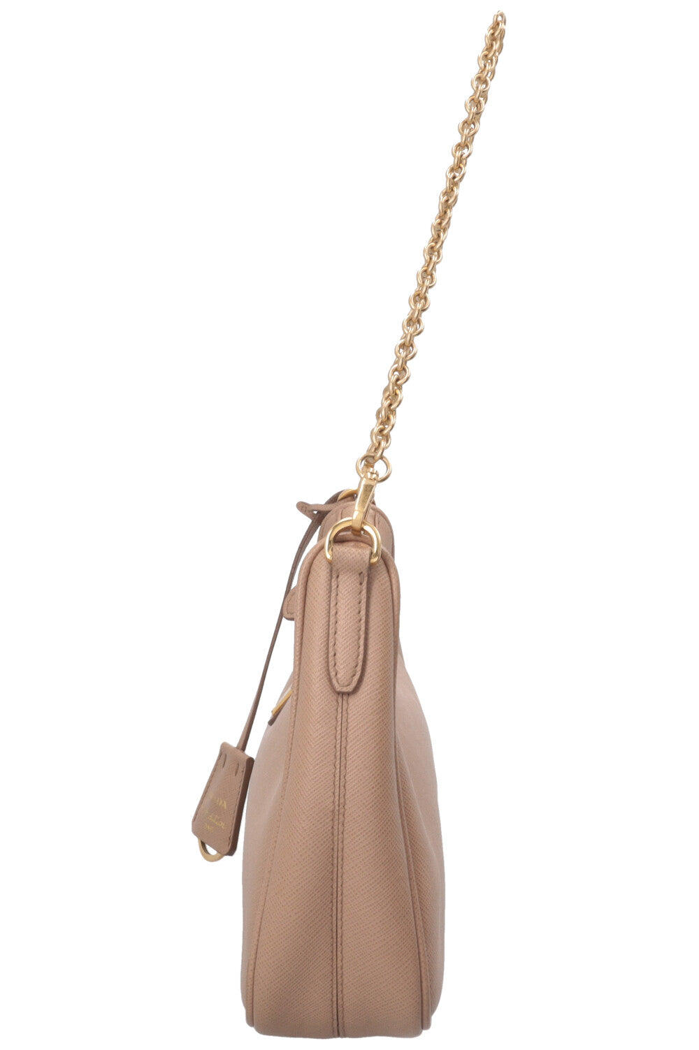 PRADA Re-Edition 2005 Bag Saffiano Leather Tan