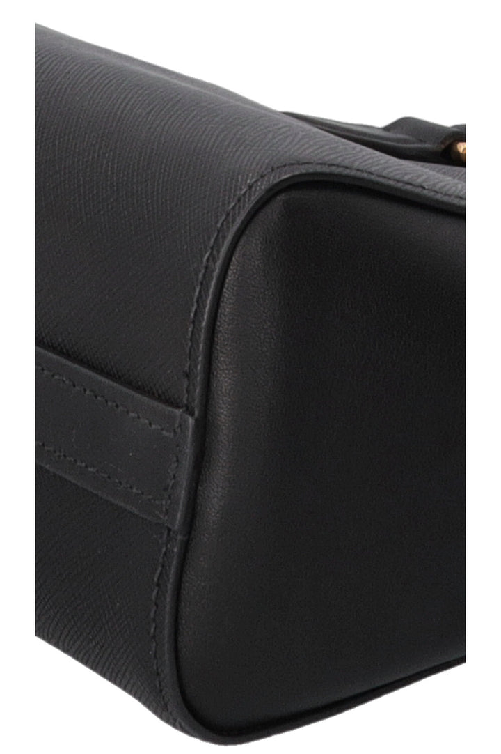 Petit sac cabas PRADA 2 en 1 en cuir Saffiano noir