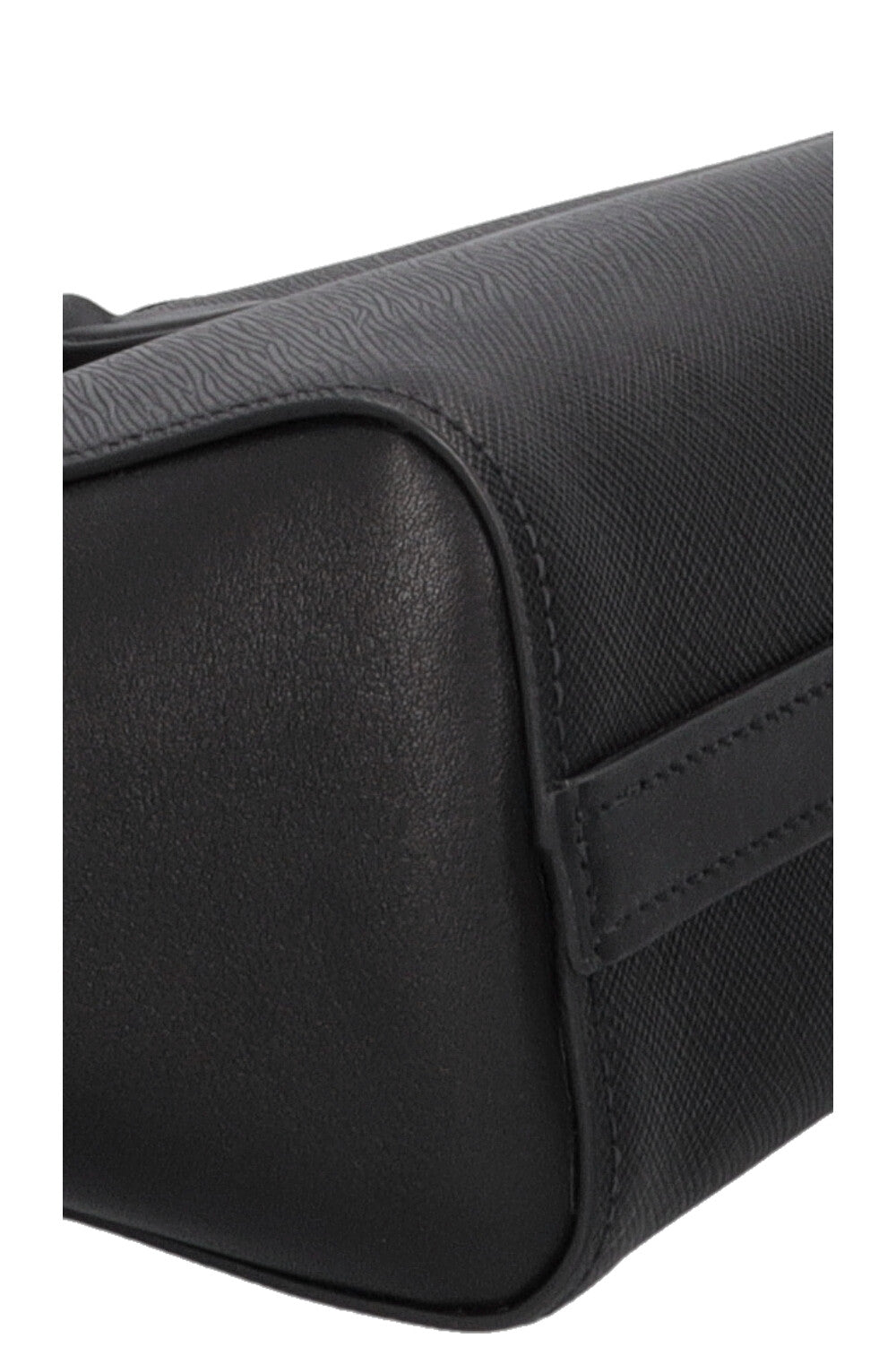 Petit sac cabas PRADA 2 en 1 en cuir Saffiano noir