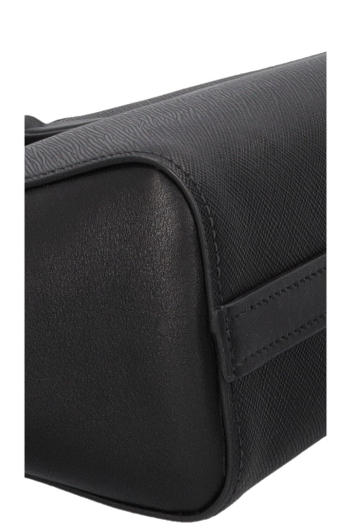 Petit sac cabas PRADA 2 en 1 en cuir Saffiano noir