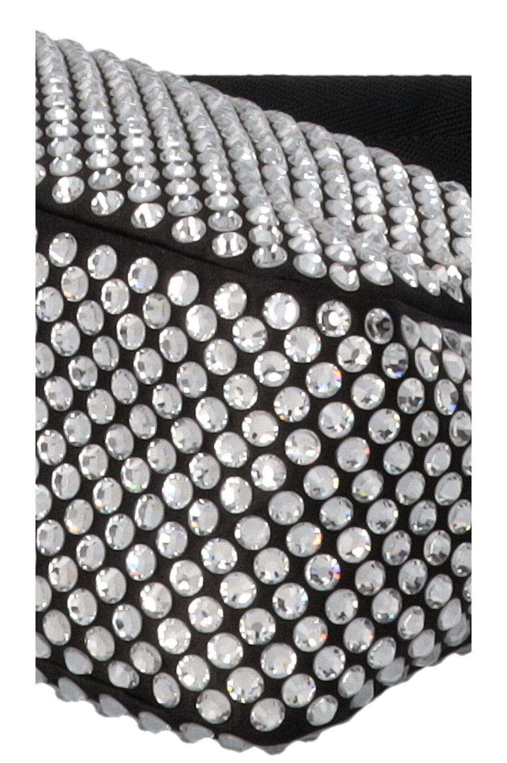 PRADA Small Re-Edition 2000 Shoulder Bag Crystals Black