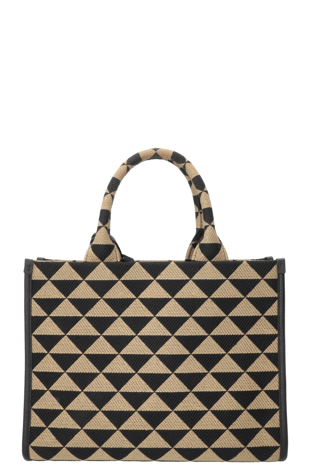 PRADA Symbole Medium Jacquard Fabric Bag Multicolor