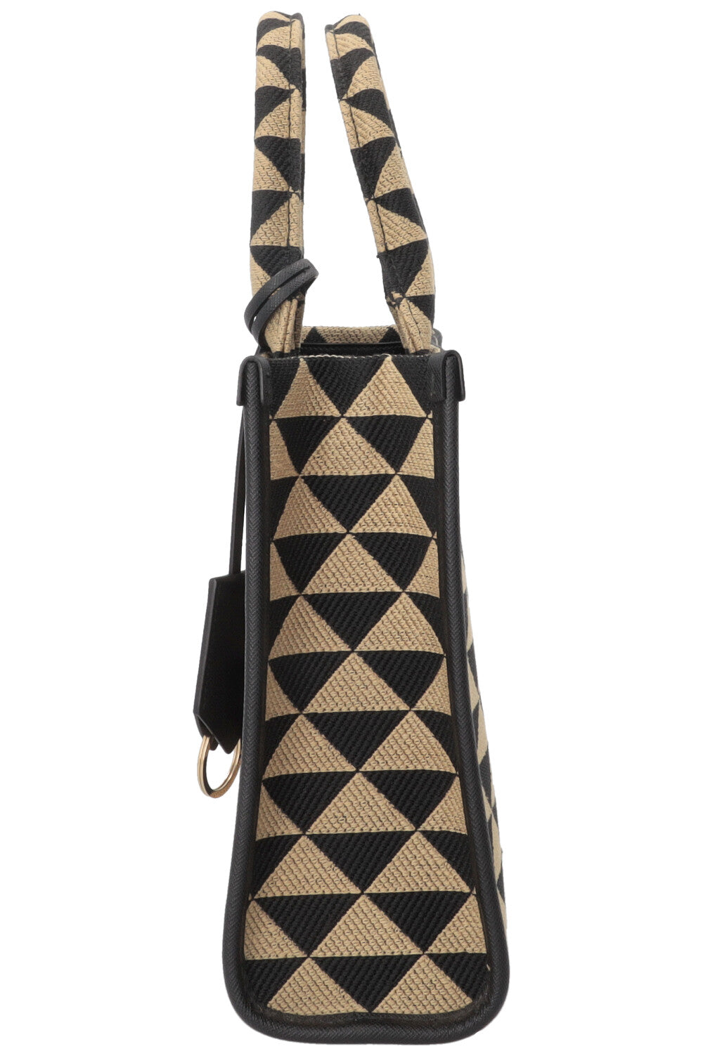 PRADA Symbole Medium Jacquard Fabric Bag Multicolor