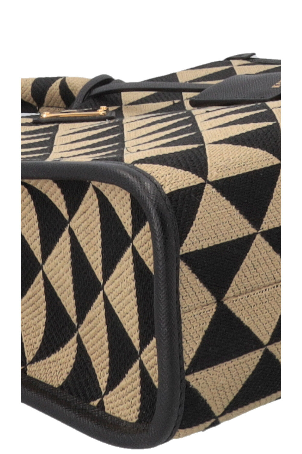 PRADA Symbole Medium Jacquard Fabric Bag Multicolor