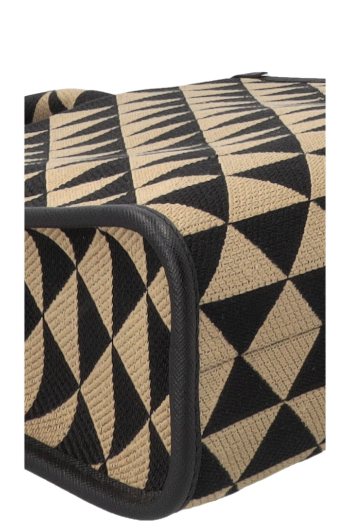 PRADA Symbole Medium Jacquard Fabric Bag Multicolor