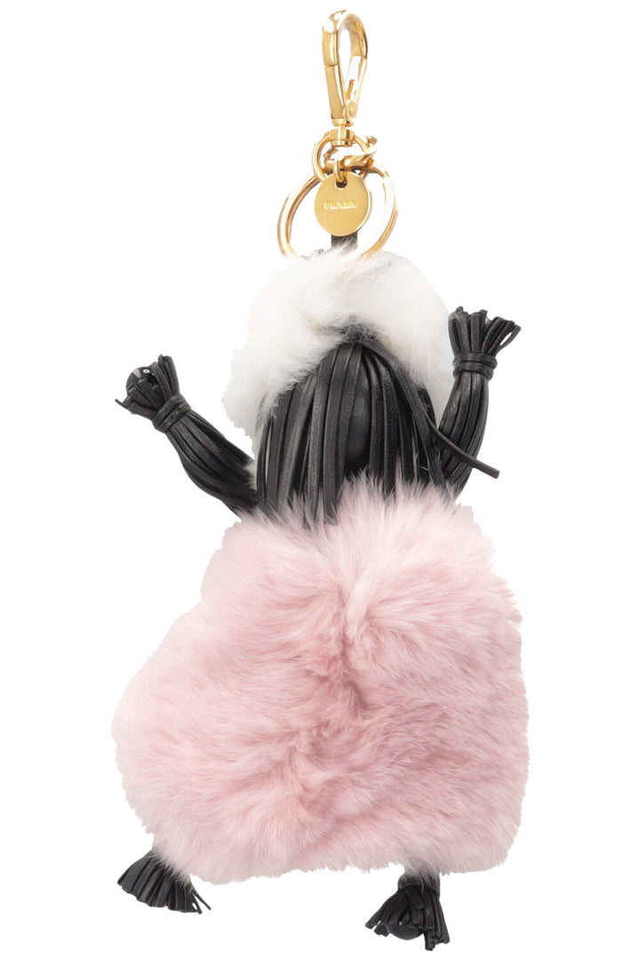 PRADA Trick Doll Charm Pink Black White