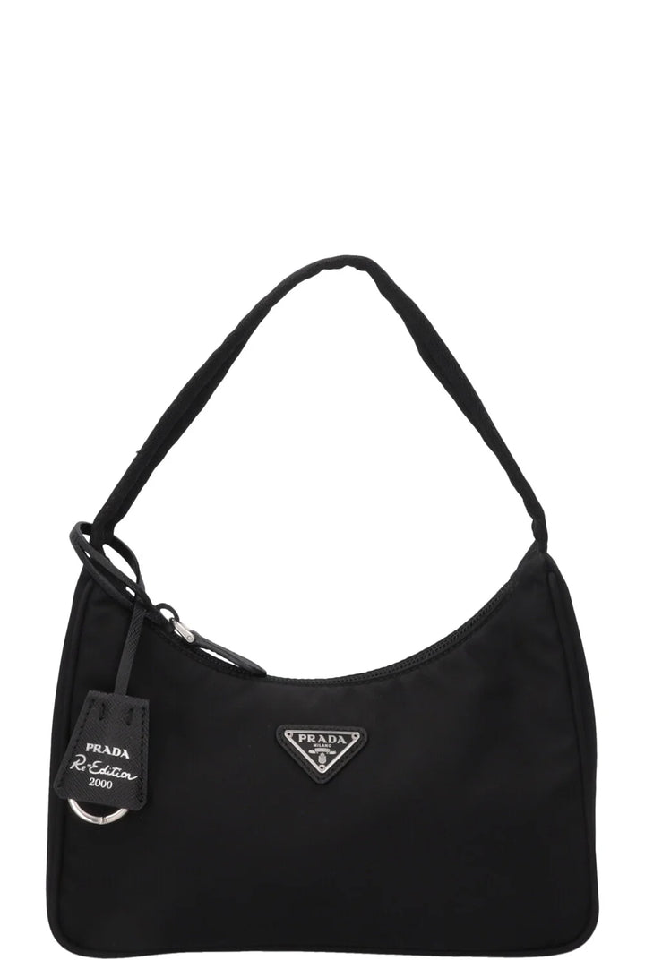 Sac miniature Prada Re-Edition 2000 en Re-Nylon noir