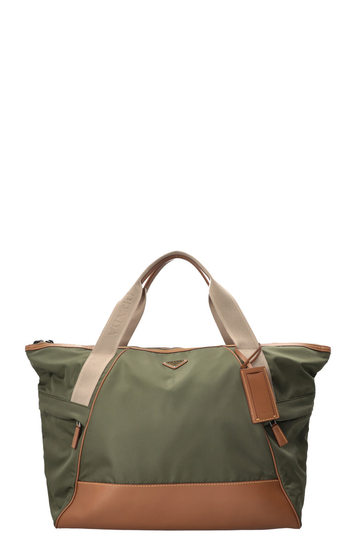 PRADA Re-Nylon Duffle Bag Nylon Dark grey