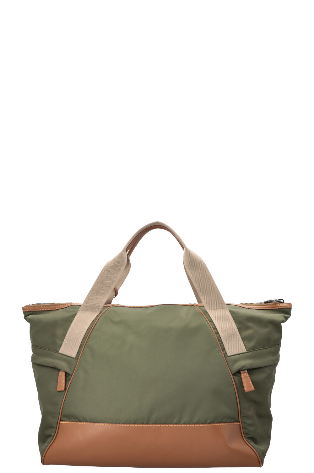 PRADA Re-Nylon Duffle Bag Nylon Dark grey
