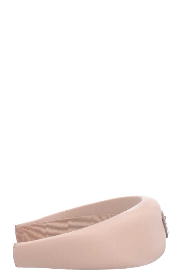 Serre-tête PRADA Re-Nylon Triangle Beige