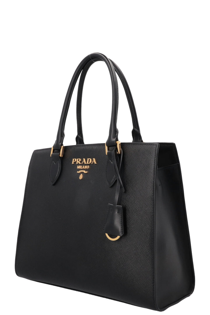 PRADA Saffiano Tote Bag Black