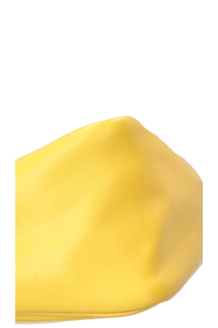 PRADA Triangle Crossbody Bag Leather Yellow