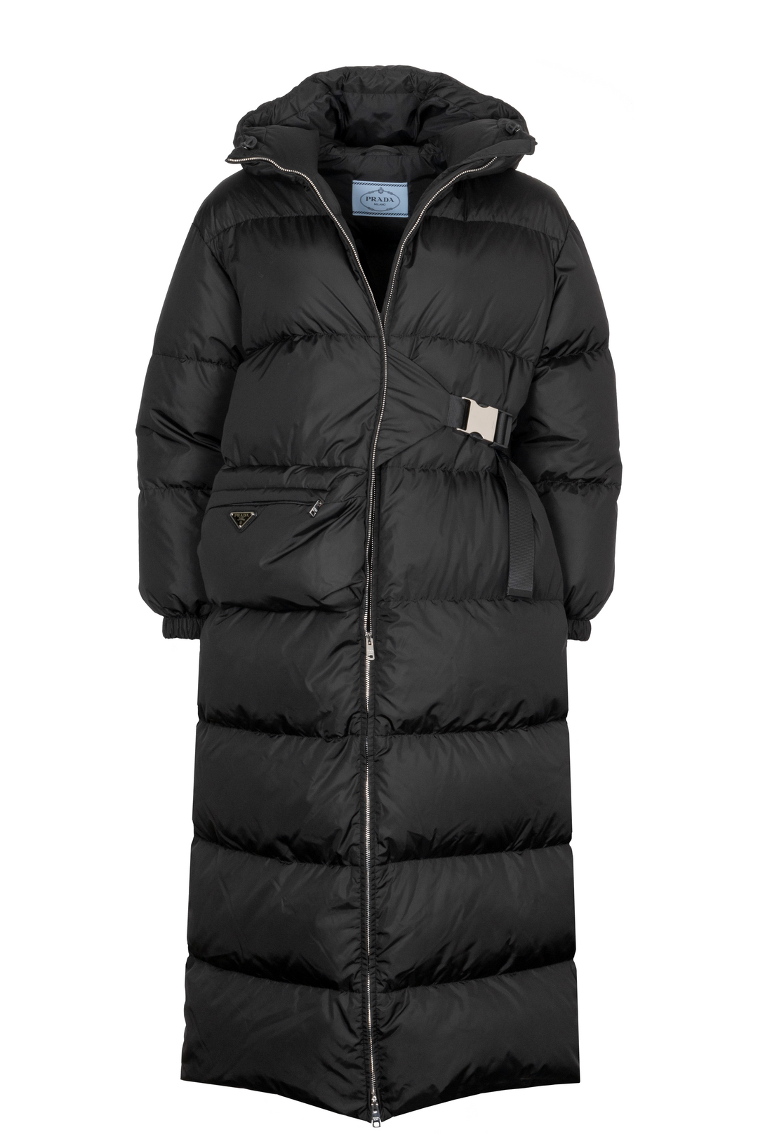 PRADA Re Nylon Down Coat Black REAWAKE