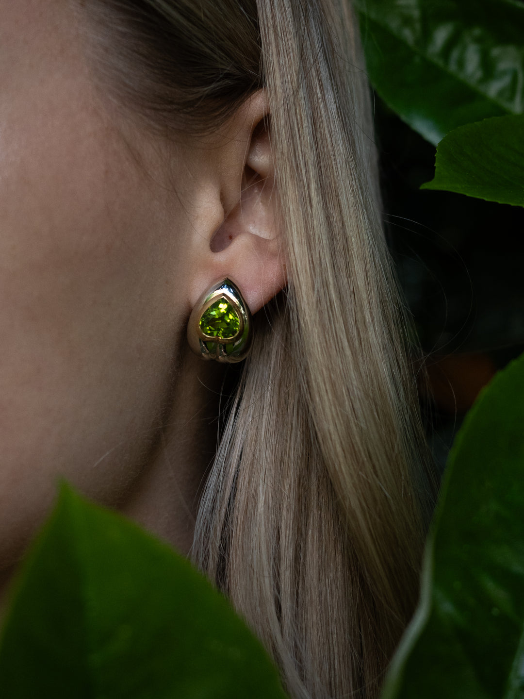 VINTAGE JEWELRY Earrings Gold Heart-Shaped