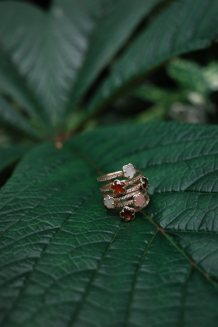 PASQUALE BRUNI Figlia Dei Fiori Twist-Ring Roségold