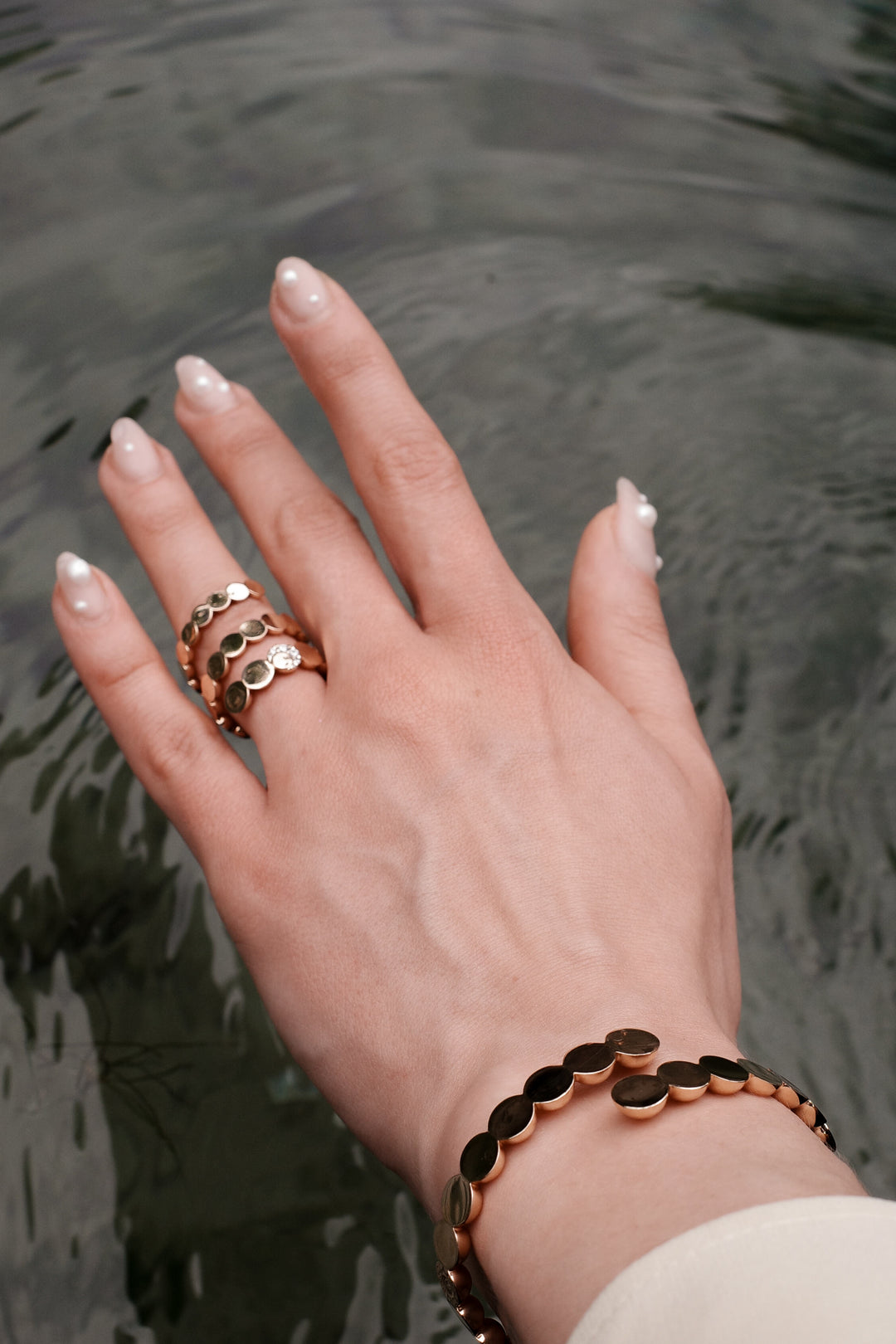 PASQUALE BRUNI Luce Ring 18k Rose Gold Diamonds