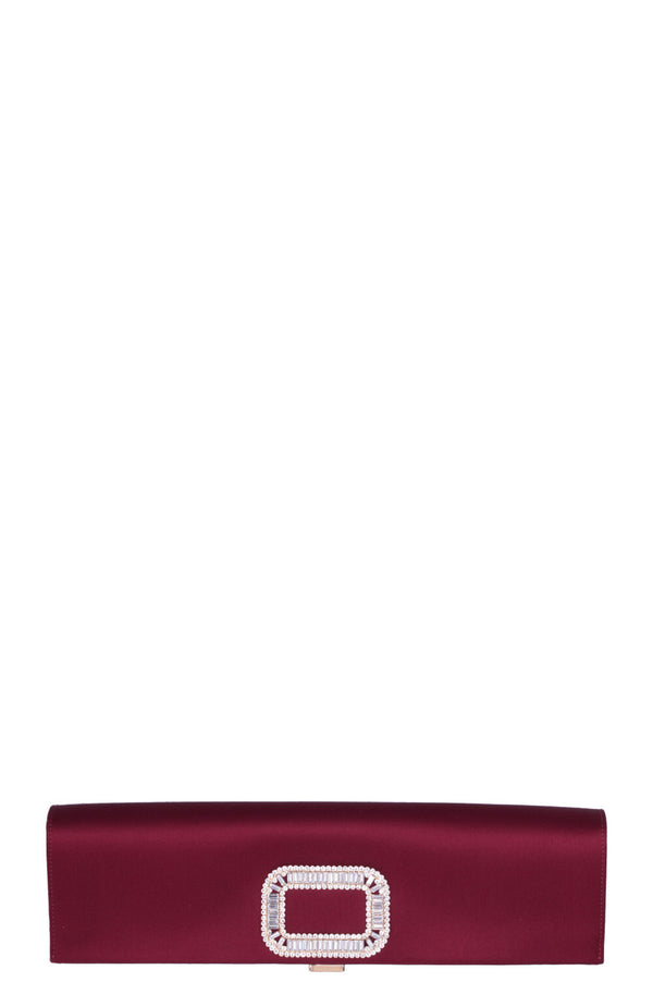 ROGER VIVIER Pochette bordeaux