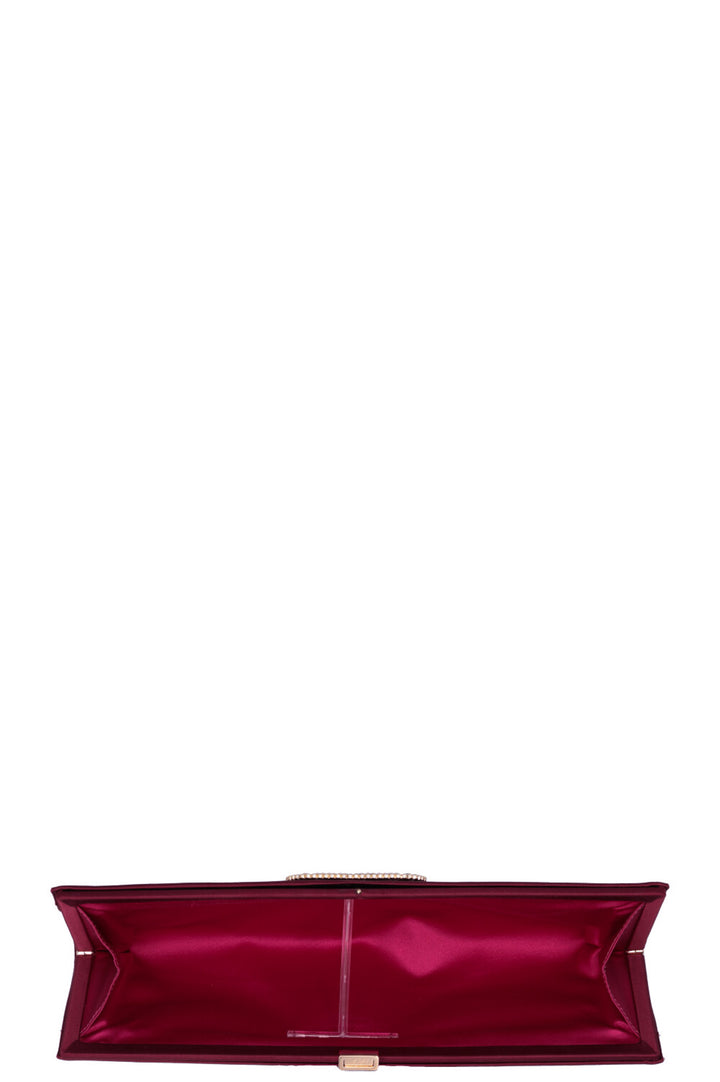 ROGER VIVIER Clutch Burgundy