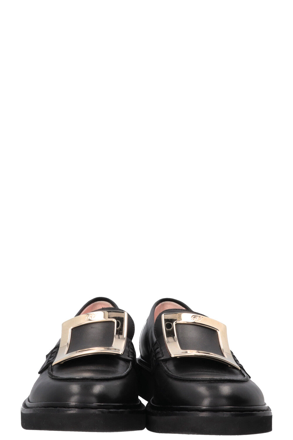 ROGER VIVIER Viv Ranger Mocassins Cuir Noir