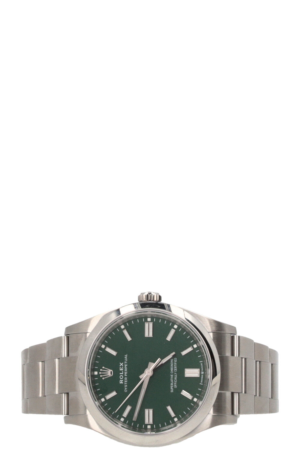 ROLEX Oyster Perpetual 36 Steel Green