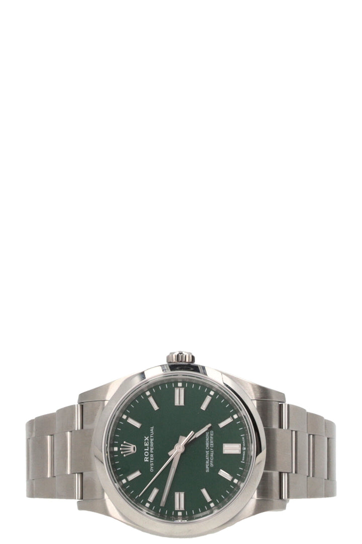 ROLEX Oyster Perpetual 36 Steel Green