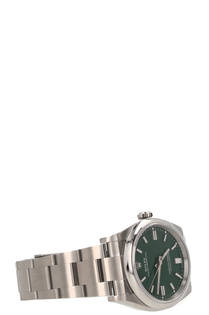 ROLEX Oyster Perpetual 36 Steel Green
