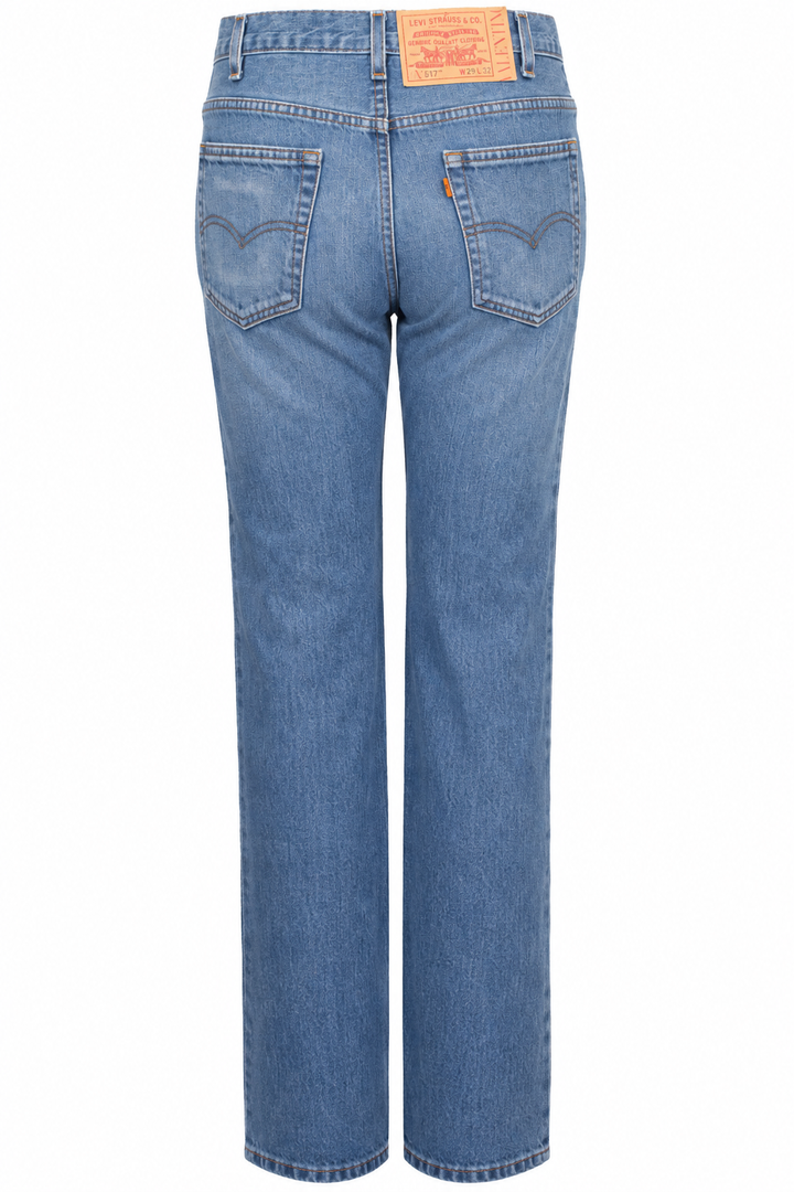 Pantalon en jean VALENTINO x Levi's bleu