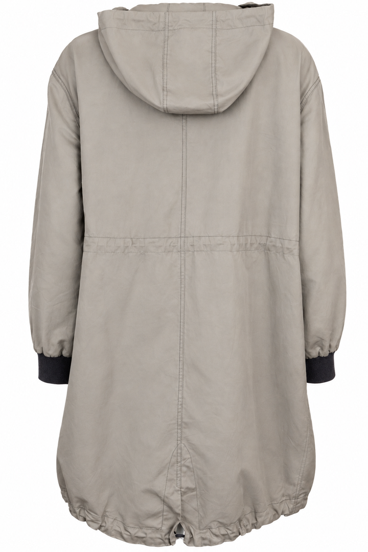 BRUNELLO CUCINELLI Hooded Windbreaker Cotton Sage