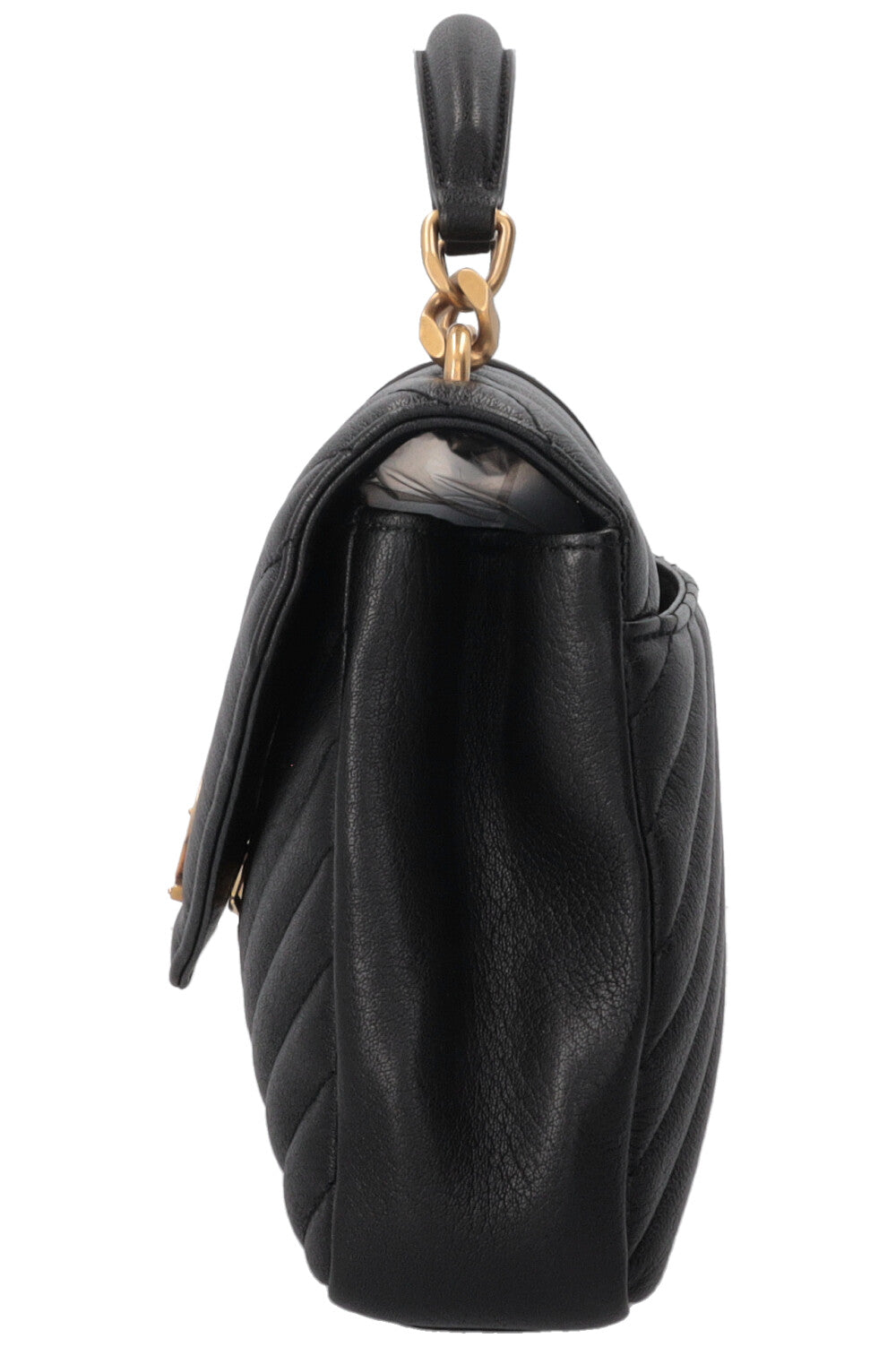 SAINT LAURENT Collège Bag Medium Leather Black