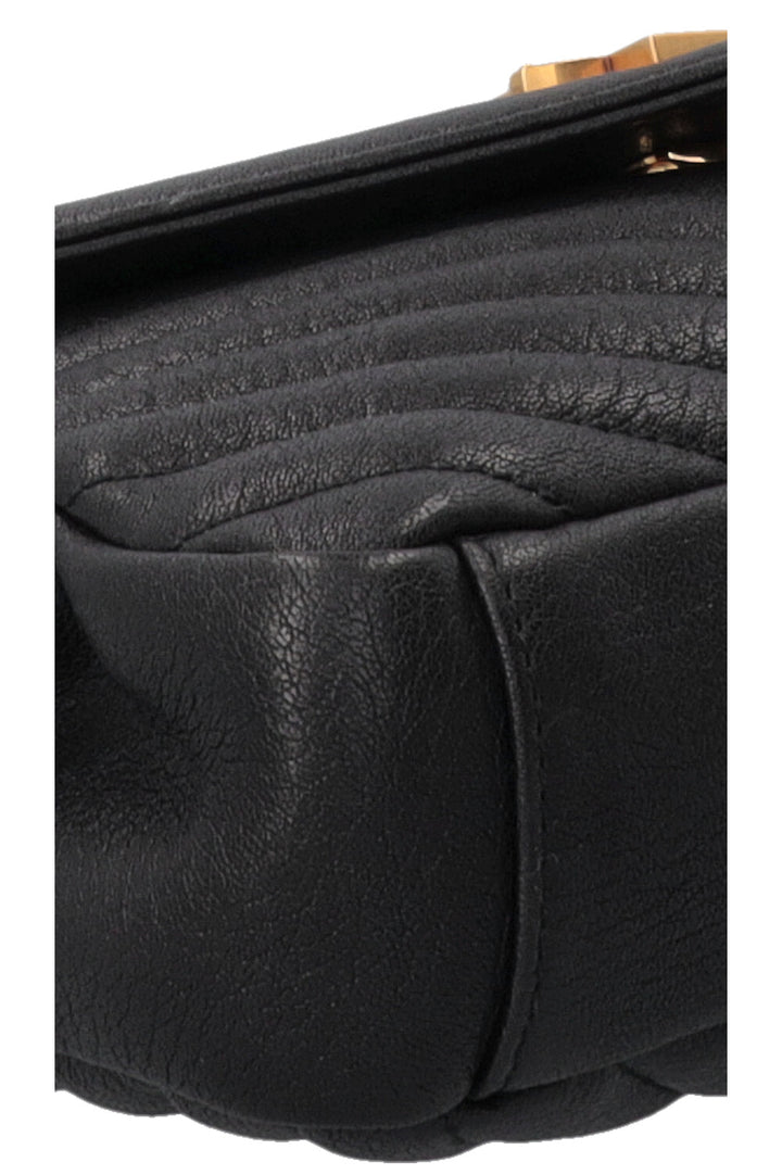 SAINT LAURENT Collège Bag Medium Leather Black
