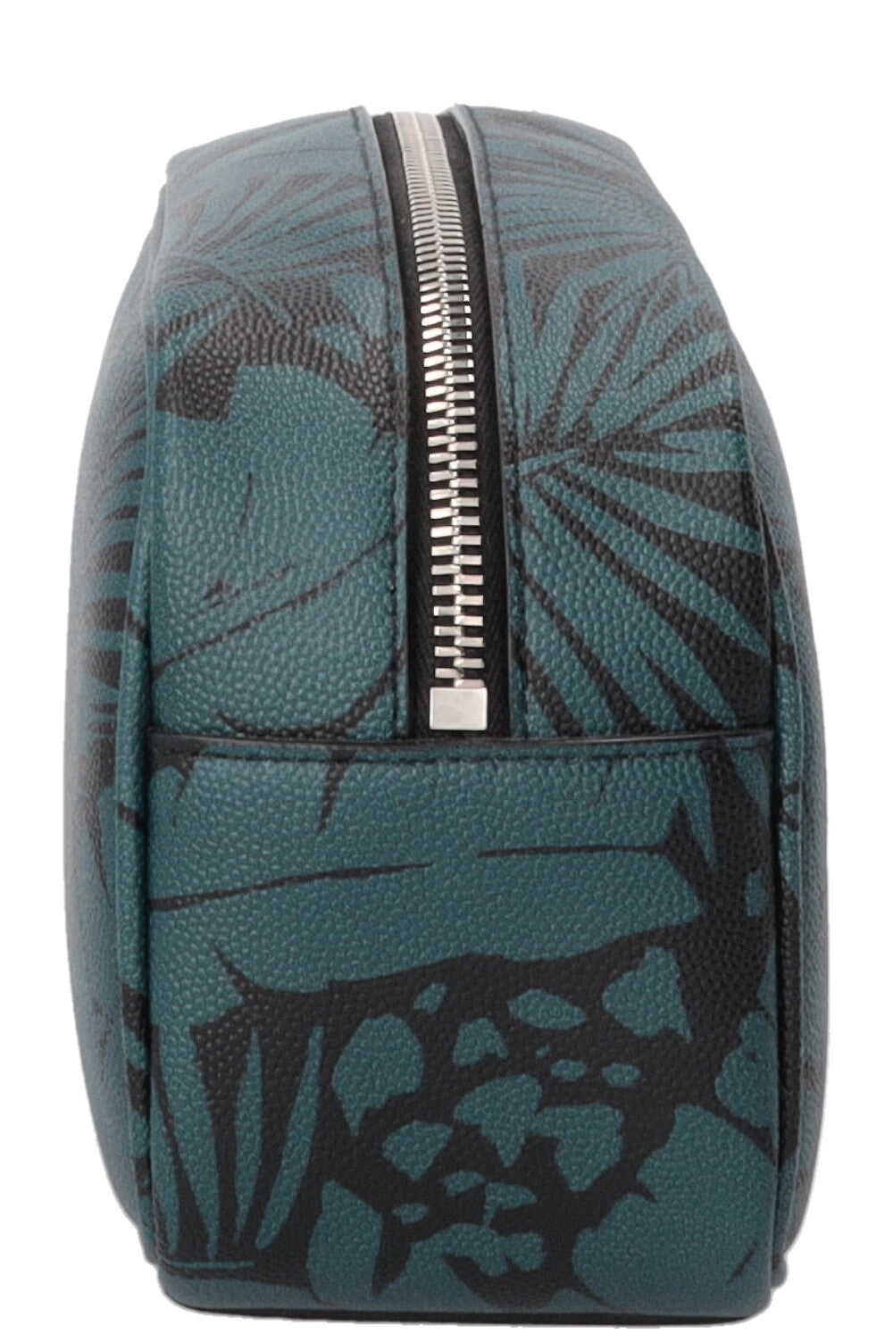SAINT LAURENT Grain De Poudre Pochette Tropical Palm Noire