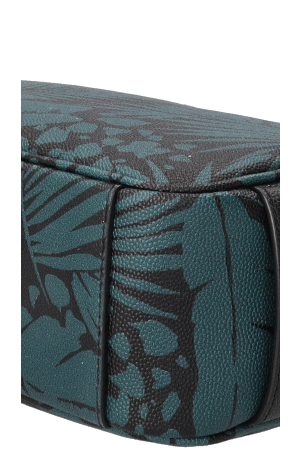 SAINT LAURENT Grain De Poudre Pochette Tropical Palm Noire