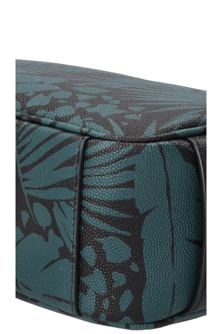 SAINT LAURENT Grain De Poudre Pochette Tropical Palm Noire