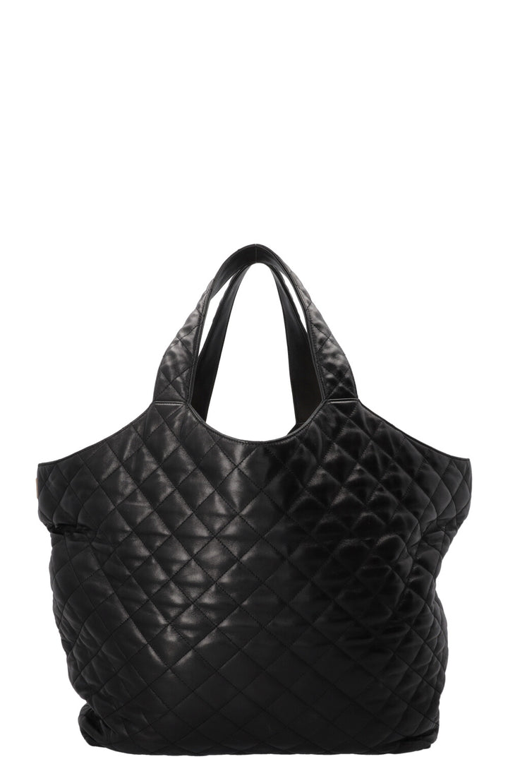 SAINT LAURENT Cabas Icare Maxi en cuir noir